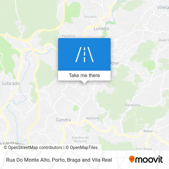 Rua Do Monte Alto map