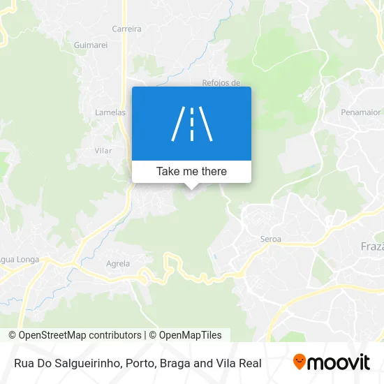 Rua Do Salgueirinho map