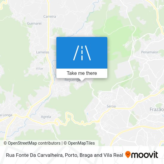 Rua Fonte Da Carvalheira mapa
