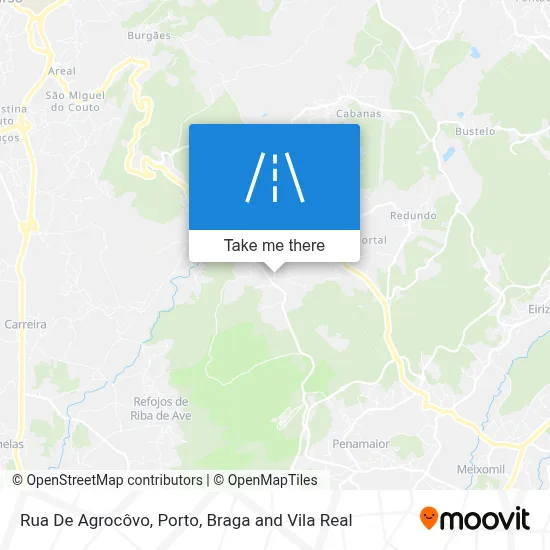 Rua De Agrocôvo map