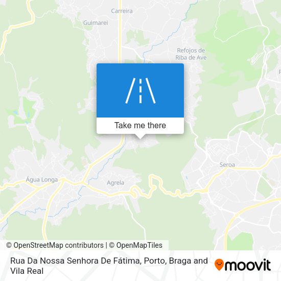 Rua Da Nossa Senhora De Fátima mapa