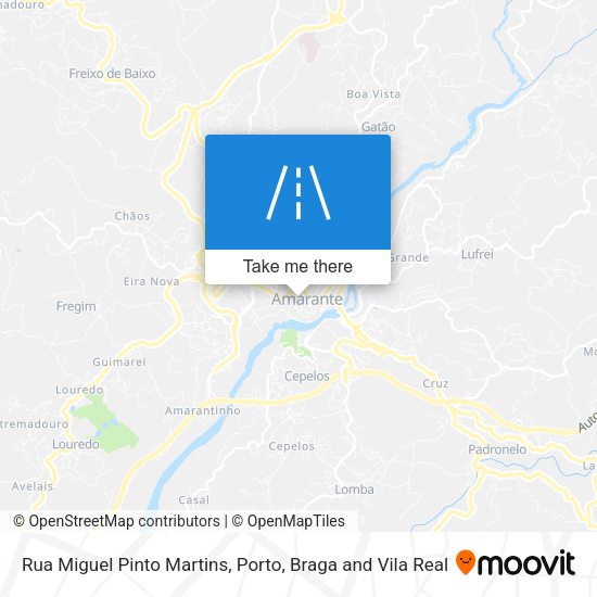 Rua Miguel Pinto Martins map