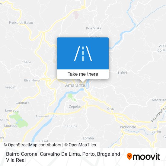 Bairro Coronel Carvalho De Lima map