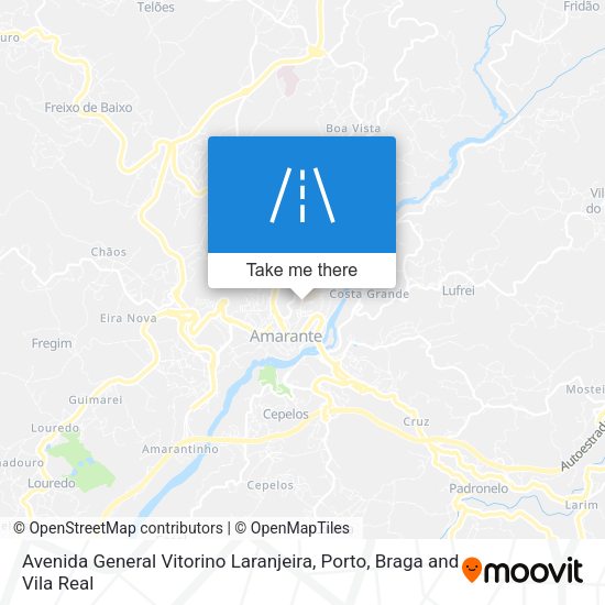 Avenida General Vitorino Laranjeira map
