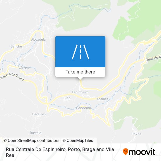 Rua Centrale De Espinheiro map