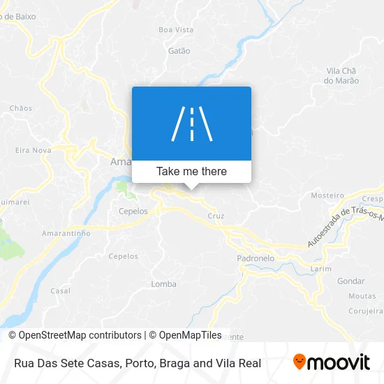 Rua Das Sete Casas map