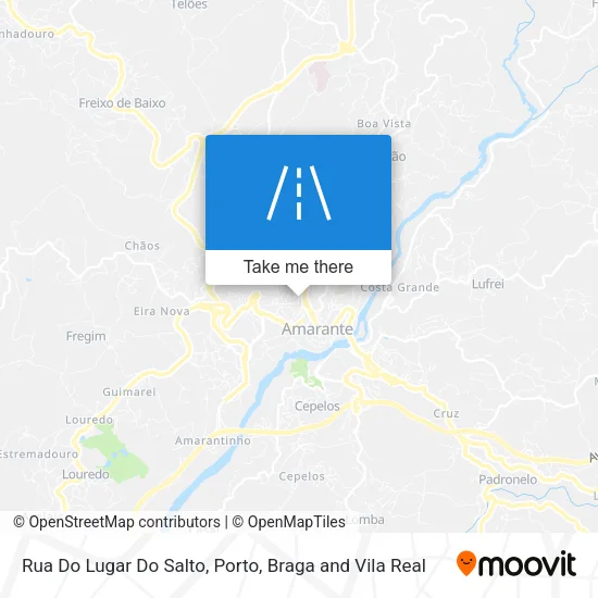Rua Do Lugar Do Salto map