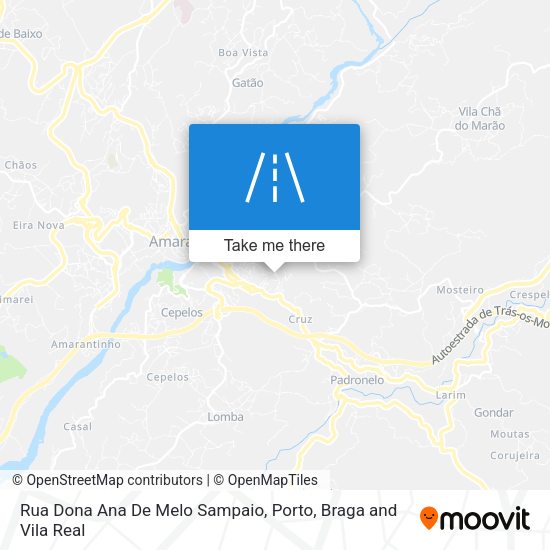 Rua Dona Ana De Melo Sampaio map