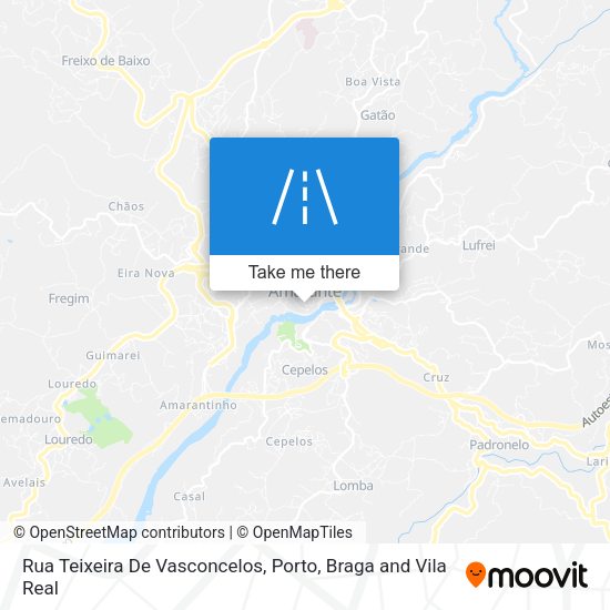 Rua Teixeira De Vasconcelos mapa