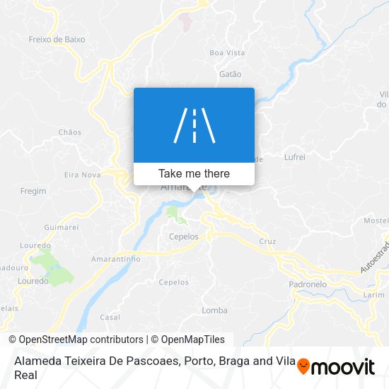 Alameda Teixeira De Pascoaes map