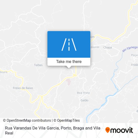 Rua Varandas De Vila Garcia map