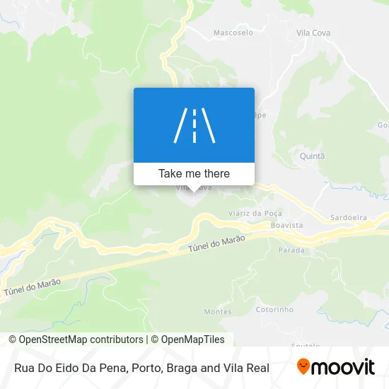 Rua Do Eido Da Pena map
