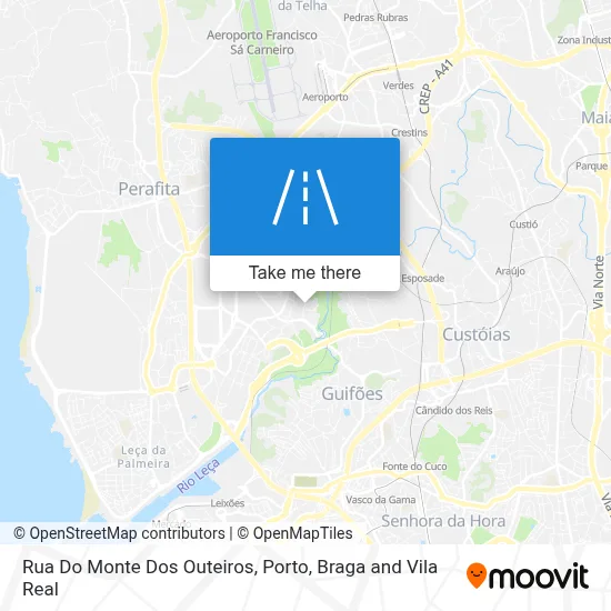 Rua Do Monte Dos Outeiros map