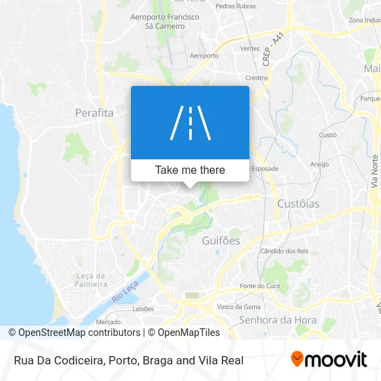 Rua Da Codiceira map