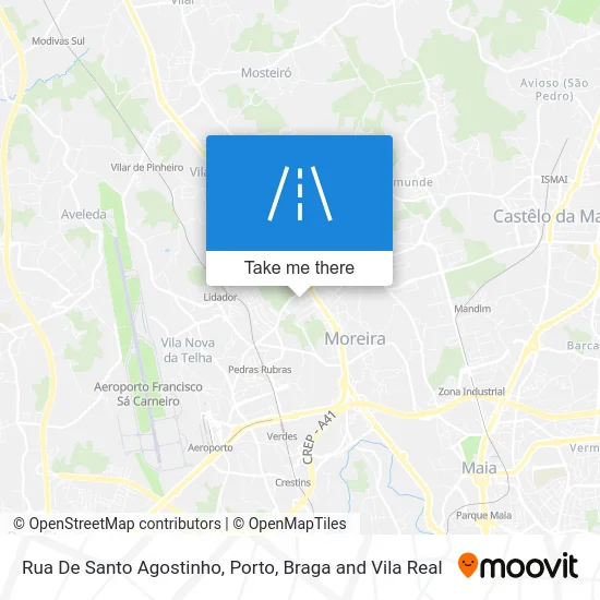 Rua De Santo Agostinho map