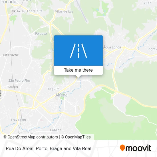 Rua Do Areal map