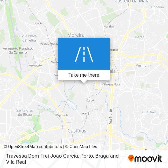 Travessa Dom Frei João Garcia mapa