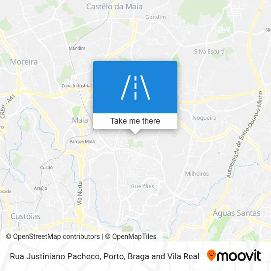 Rua Justiniano Pacheco map