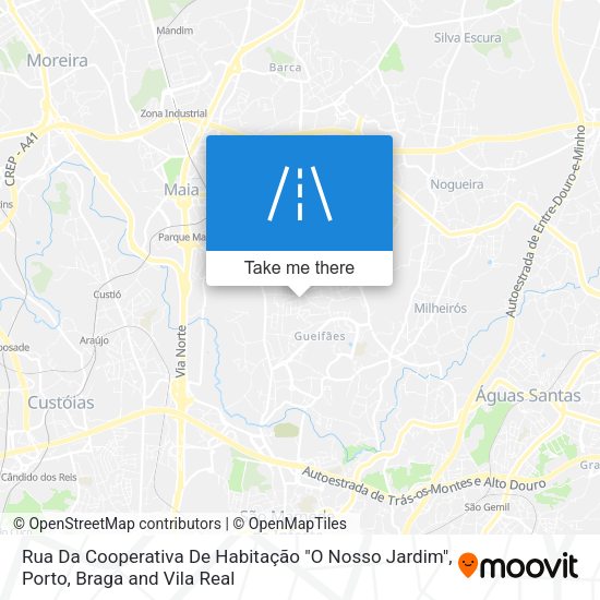 Rua Da Cooperativa De Habitação "O Nosso Jardim" map