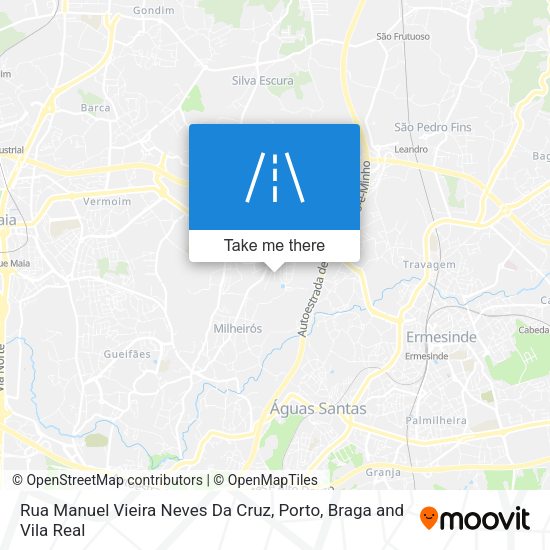 Rua Manuel Vieira Neves Da Cruz map