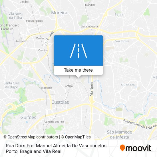 Rua Dom Frei Manuel Almeida De Vasconcelos map
