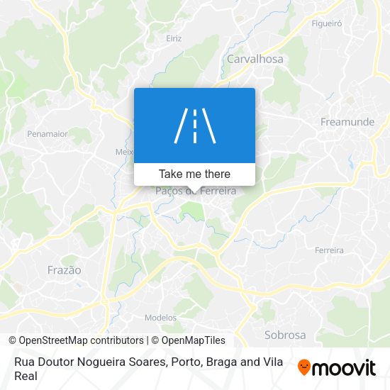 Rua Doutor Nogueira Soares mapa