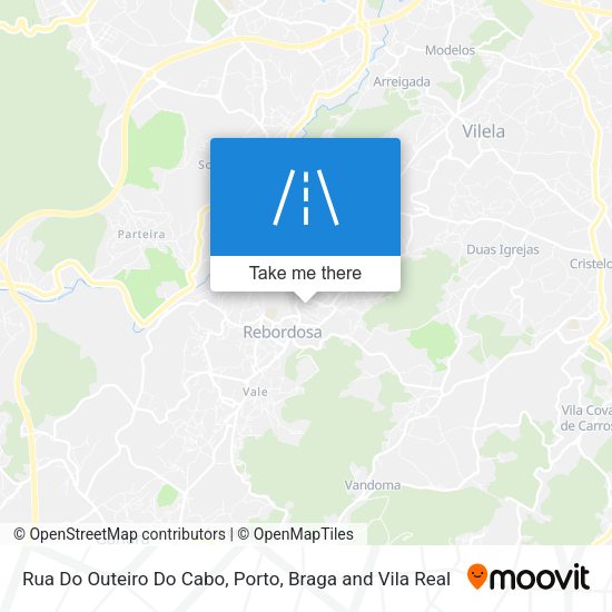 Rua Do Outeiro Do Cabo mapa