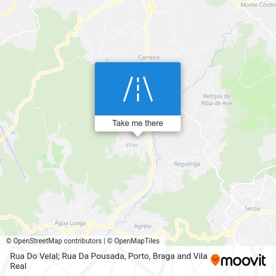 Rua Do Velal; Rua Da Pousada map