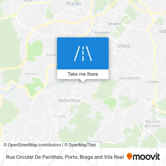 Rua Circular De Partilhas map