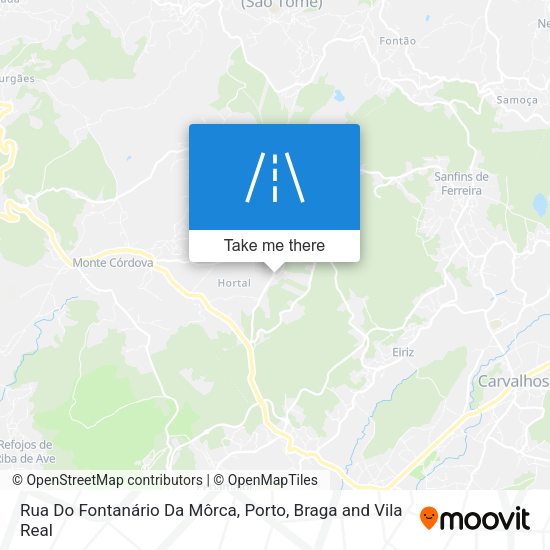 Rua Do Fontanário Da Môrca map