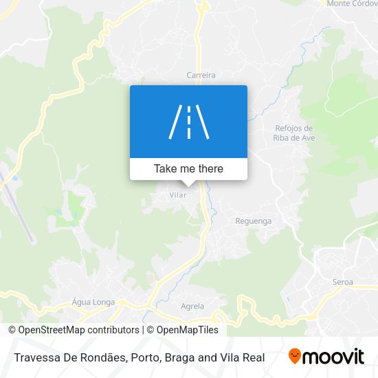 Travessa De Rondães mapa