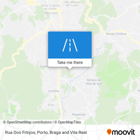 Rua Dos Frinjos mapa