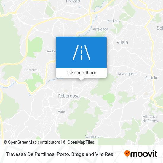 Travessa De Partilhas mapa