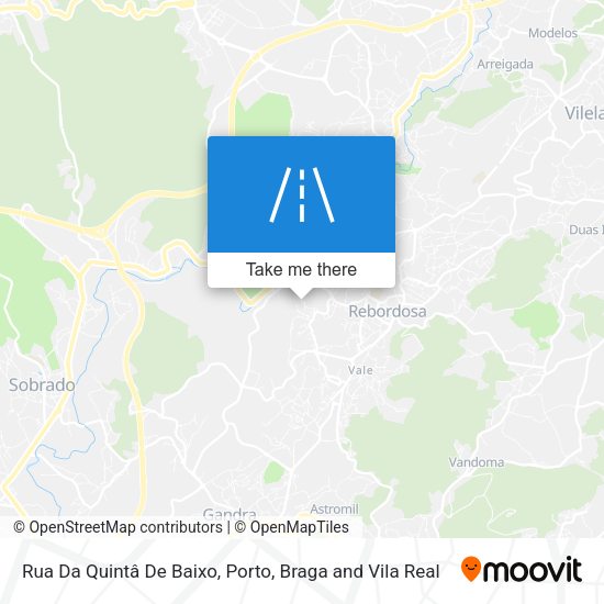 Rua Da Quintâ De Baixo map