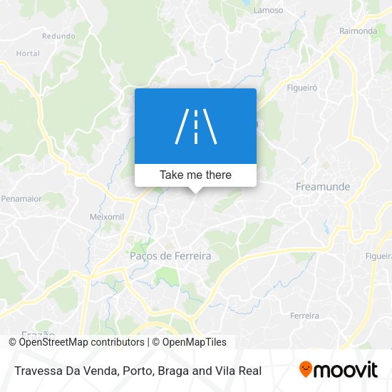 Travessa Da Venda mapa