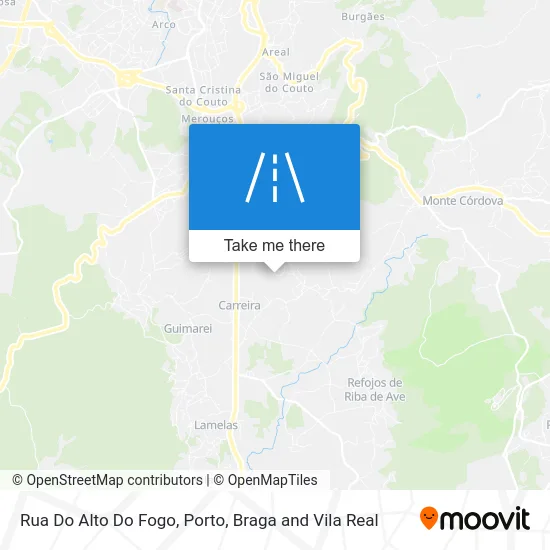 Rua Do Alto Do Fogo map