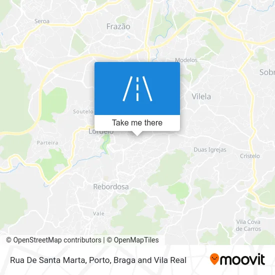 Rua De Santa Marta map
