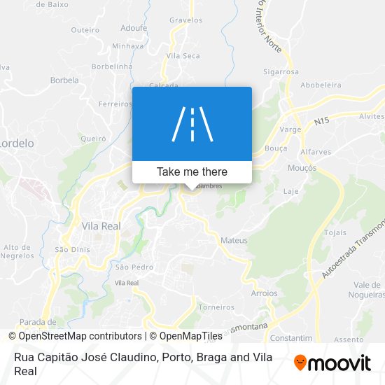Rua Capitão José Claudino map
