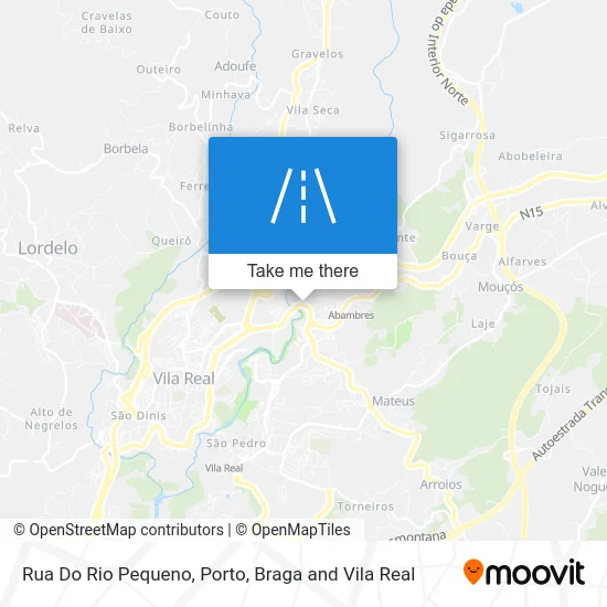 Rua Do Rio Pequeno map