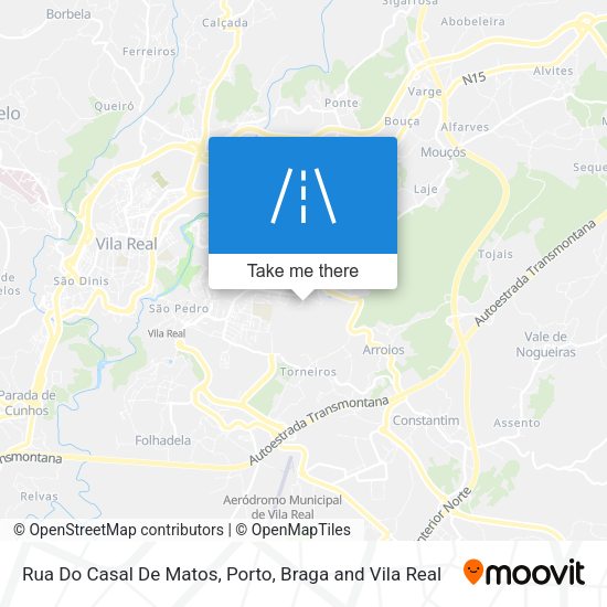 Rua Do Casal De Matos mapa