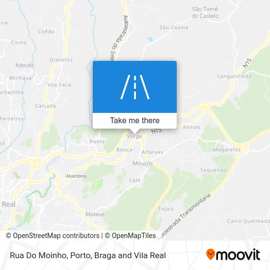 Rua Do Moinho map