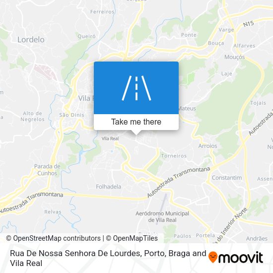 Rua De Nossa Senhora De Lourdes map