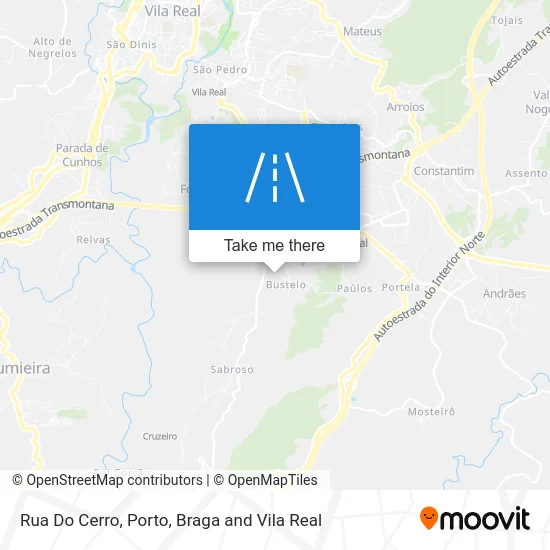 Rua Do Cerro map