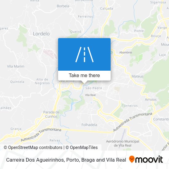 Carreira Dos Agueirinhos mapa