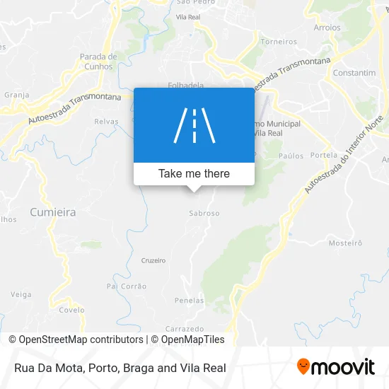 Rua Da Mota map