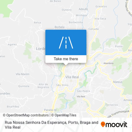 Rua Nossa Senhora Da Esperança map