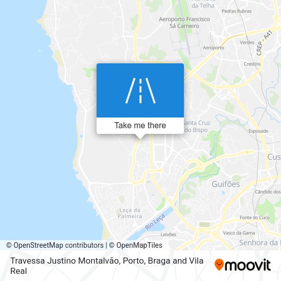 Travessa Justino Montalvão mapa