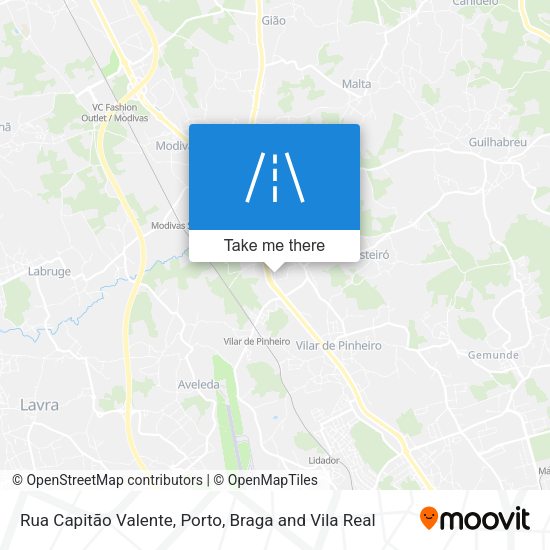 Rua Capitão Valente map