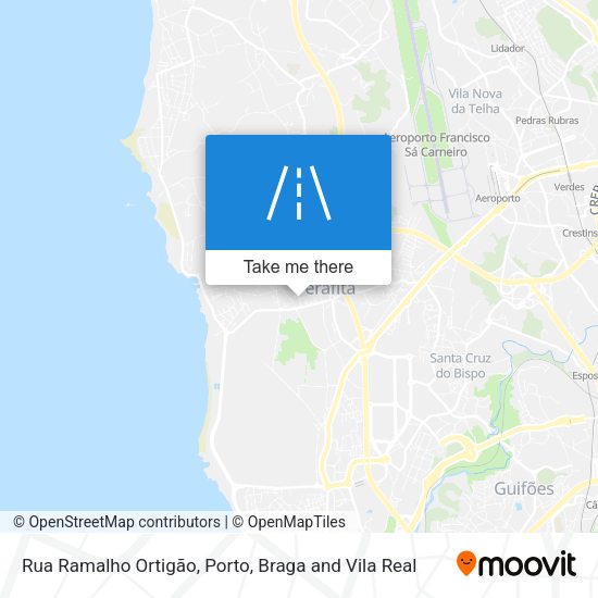 Rua Ramalho Ortigão mapa