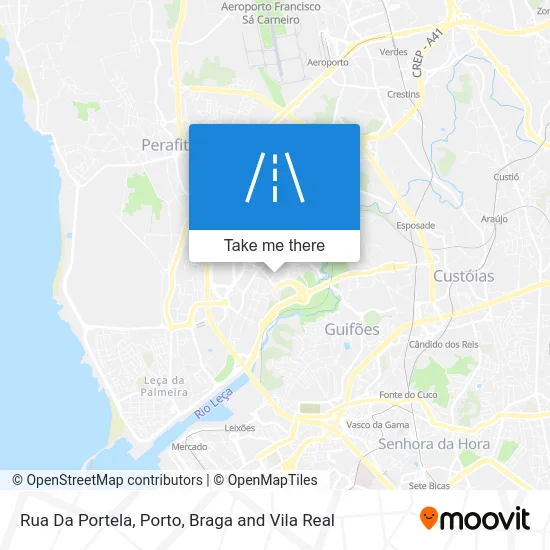 Rua Da Portela map